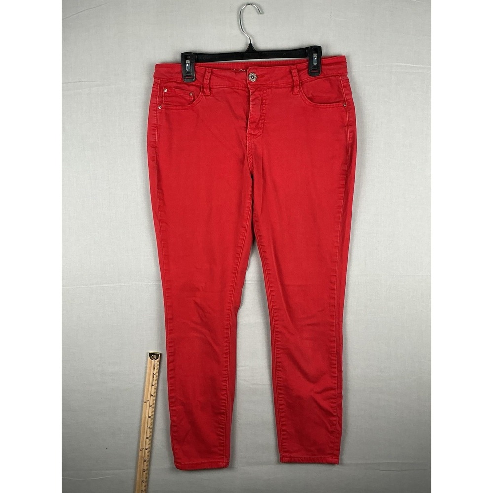 Signature Studio The Ultimate Stretch with Style red jeans size 14
